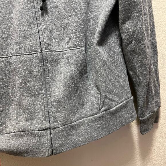Victoria's Secret PINK Gray Full Zup Fleece Lined Hooded Jacket Size Large - Picture 5 of 9